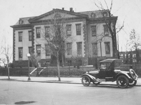 Undated photograph of the North side of the Old Naval Hospital