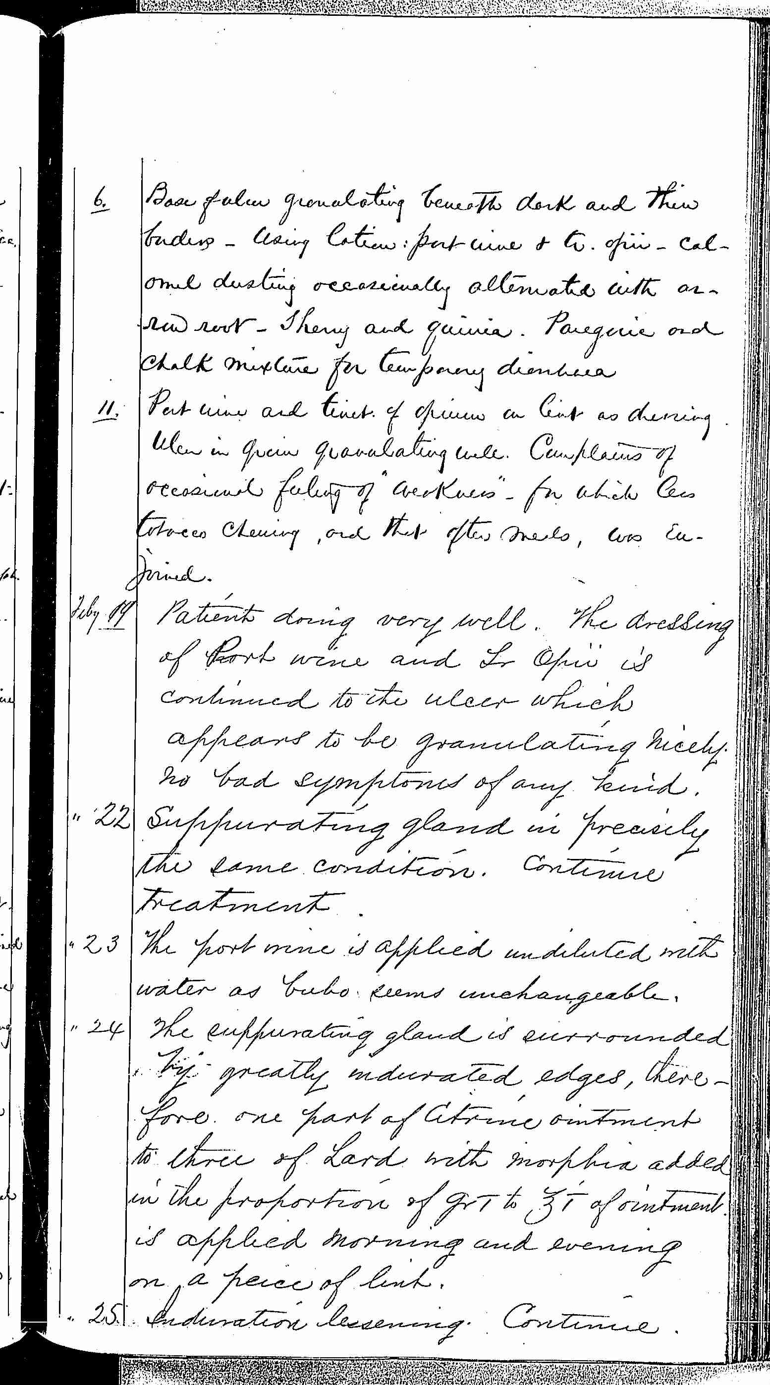 Entry for John H. Denning (first admission page 3 of 9) in the log Hospital Tickets and Case Papers - Naval Hospital - Washington, D.C. - 1868-69
