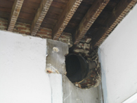 Second Floor - Former Bathroom With Large Vent - August 3, 2010