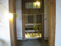 Second Floor - Elevator Cut Out from Across Hall - September 8, 2010