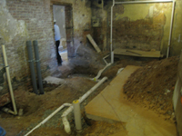 Ground Floor (Basement) - Northwest Room With Final Plumbing - September 17, 2010