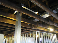 Third Floor - West Room Framing and Ducting Detail