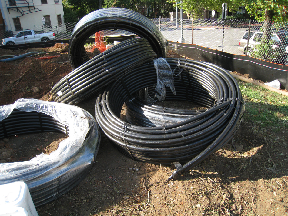 Geothermal HVAC - Pipe for Wells (Showing Bottom End)