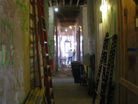 First Floor--Looking east in corridor - November 17, 2010