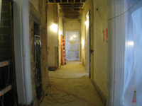 Second Floor--View east in corridor - December 2, 2010