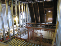 Third Floor--Top of west stairwell - December 2, 2010