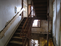 First Floor--East stairwell - January 7, 2011