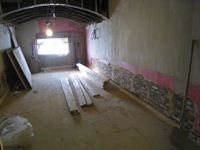 Third Floor--Central room with exposed brick - January 20, 2011