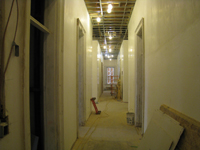 First Floor--Corridor looking west - February 18, 2011