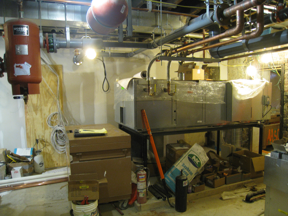 Geothermal/HVAC--Mechanical room - March 3, 2011