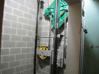 Third Floor--Elevator shaft, mechanisms - March 3, 2011