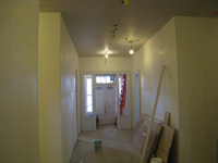 First Floor--Central corridor looking south - March 19, 2011