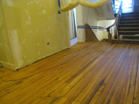 Second Floor--Refinished floor, main landing - May 11, 2011
