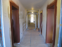 Ground Floor (Basement) --Looking east from new entrance - May 23, 2011