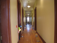 First Floor--Looking west in main corridor - June 29, 2011