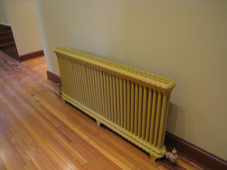 First Floor--Finished Rooms--Original radiators in corridor - July 18, 2011