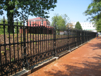 Fence--North looking west - August 20, 2011