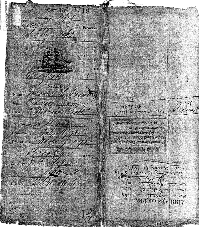 Invalid Certificate 1719. This is a digital copy of the original record held by the National Archives.