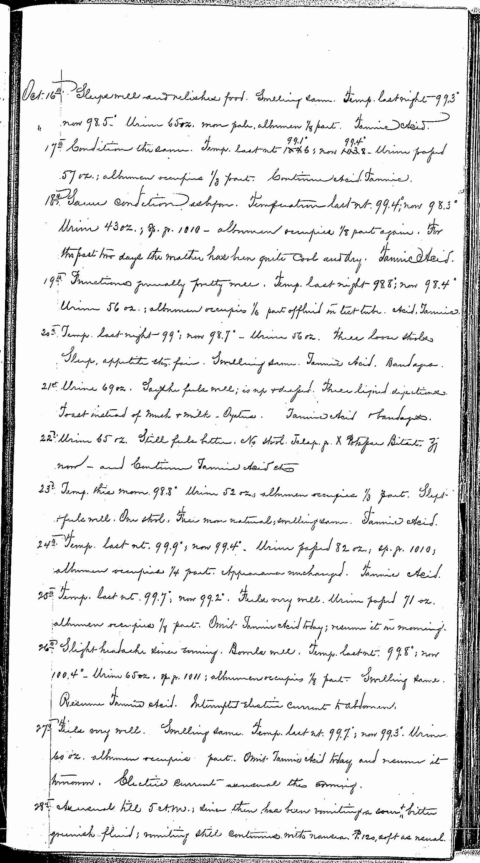 Entry for Bernard Coyne (page 7 of 13) in the log Hospital Tickets and Case Papers - Naval Hospital - Washington, D.C. - 1868-69