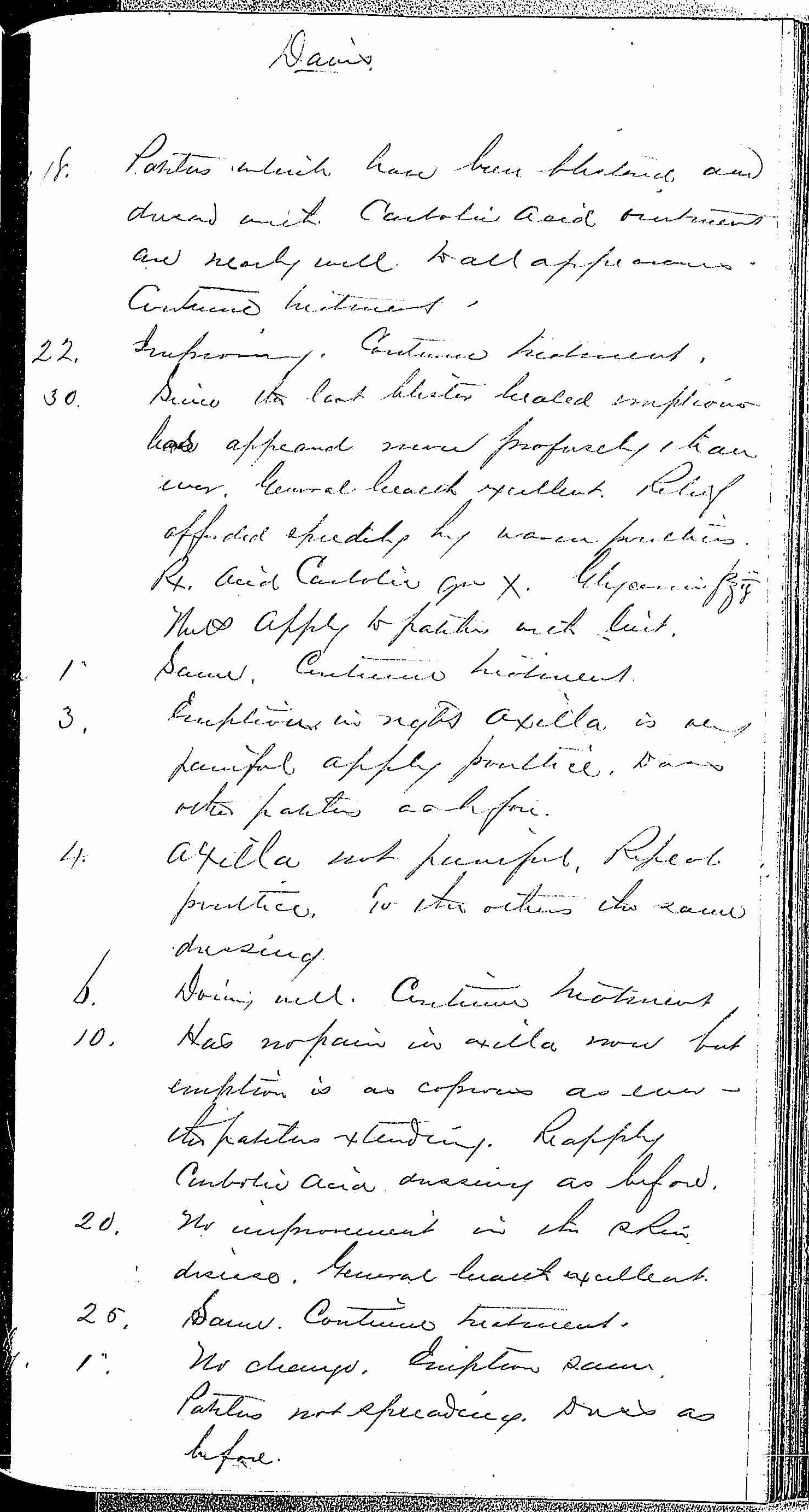 Entry for Edward Davis (page 5 of 6) in the log Hospital Tickets and Case Papers - Naval Hospital - Washington, D.C. - 1868-69