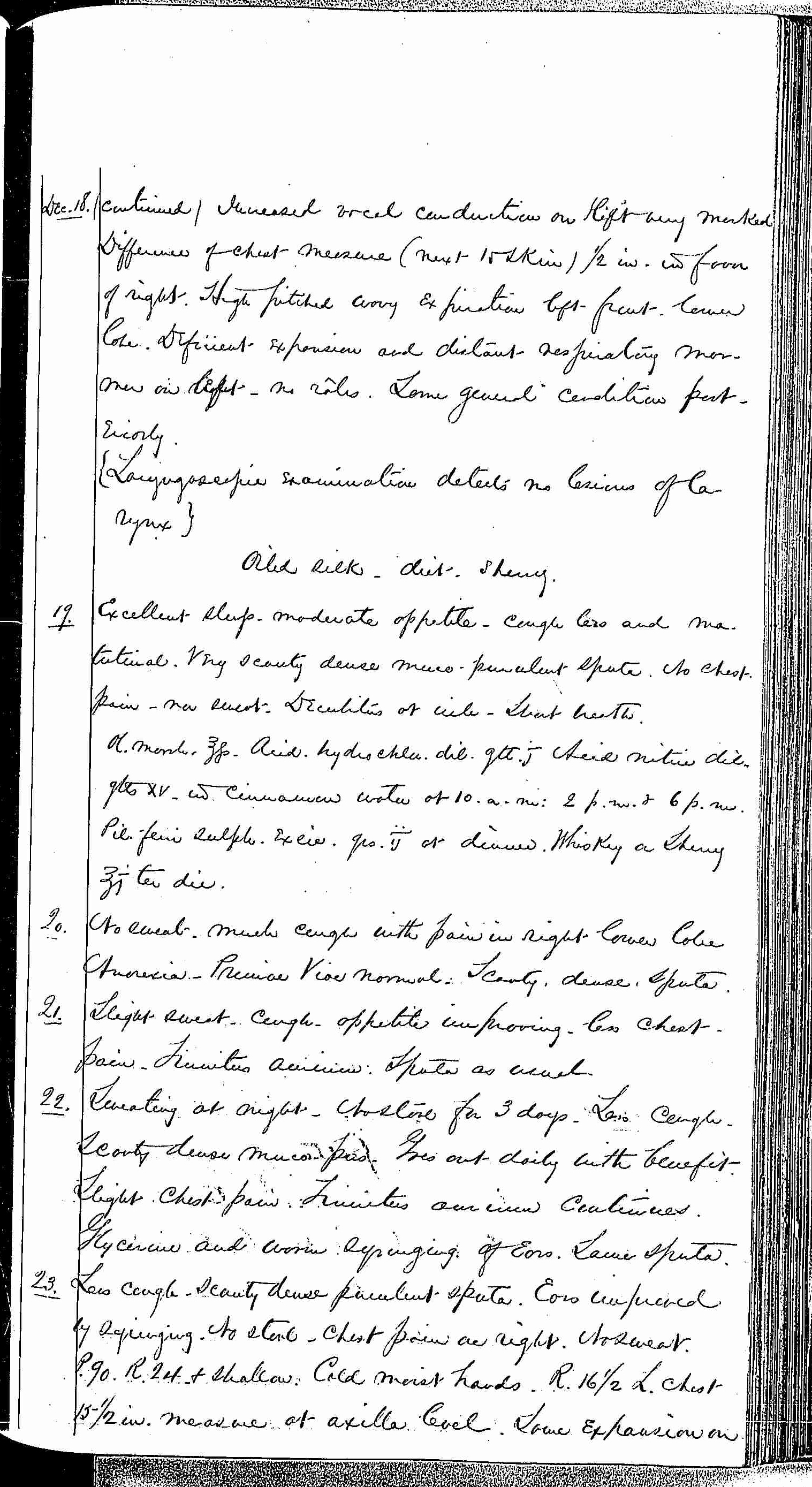 Entry for Peter C. Cheeks (page 3 of 16) in the log Hospital Tickets and Case Papers - Naval Hospital - Washington, D.C. - 1868-69