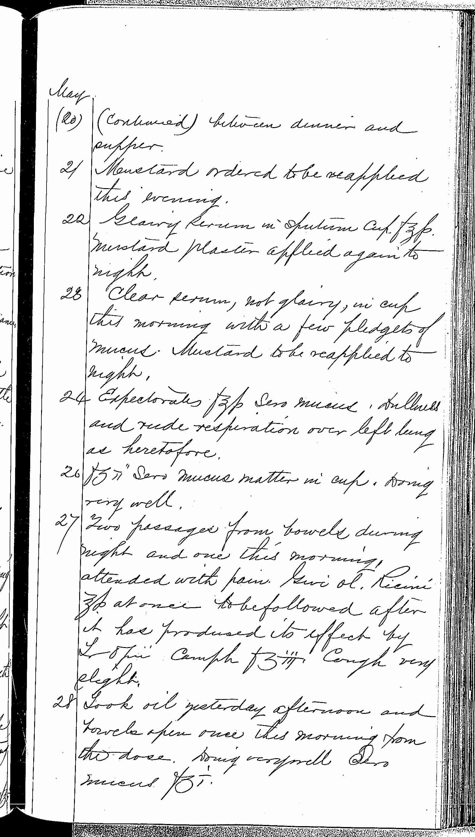 Entry for Peter C. Cheeks (page 15 of 16) in the log Hospital Tickets and Case Papers - Naval Hospital - Washington, D.C. - 1868-69