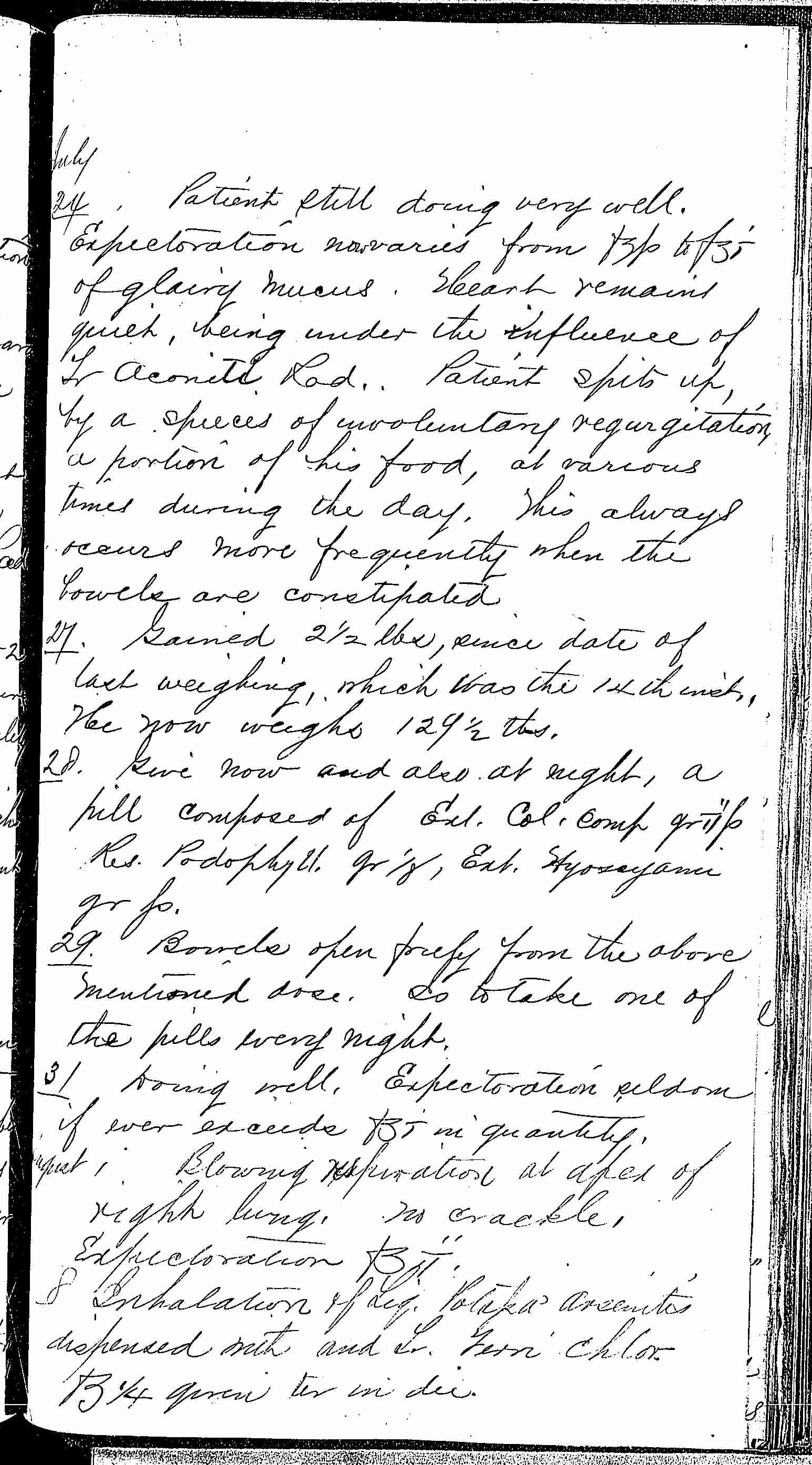 Entry for Francis Brannigan (page 5 of 6) in the log Hospital Tickets and Case Papers - Naval Hospital - Washington, D.C. - 1868-69