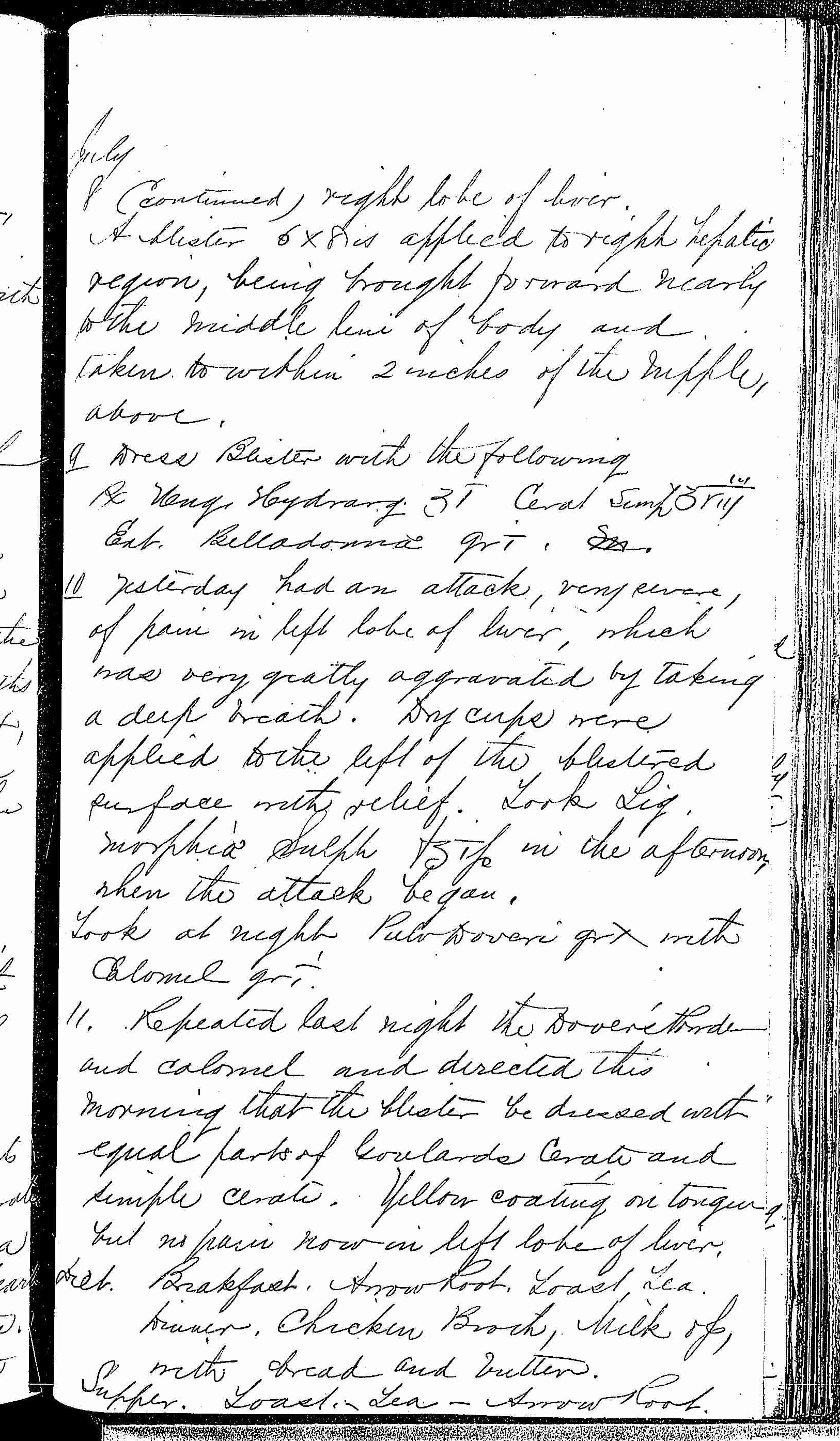 Entry for Richard Hearn (page 5 of 7) in the log Hospital Tickets and Case Papers - Naval Hospital - Washington, D.C. - 1868-69