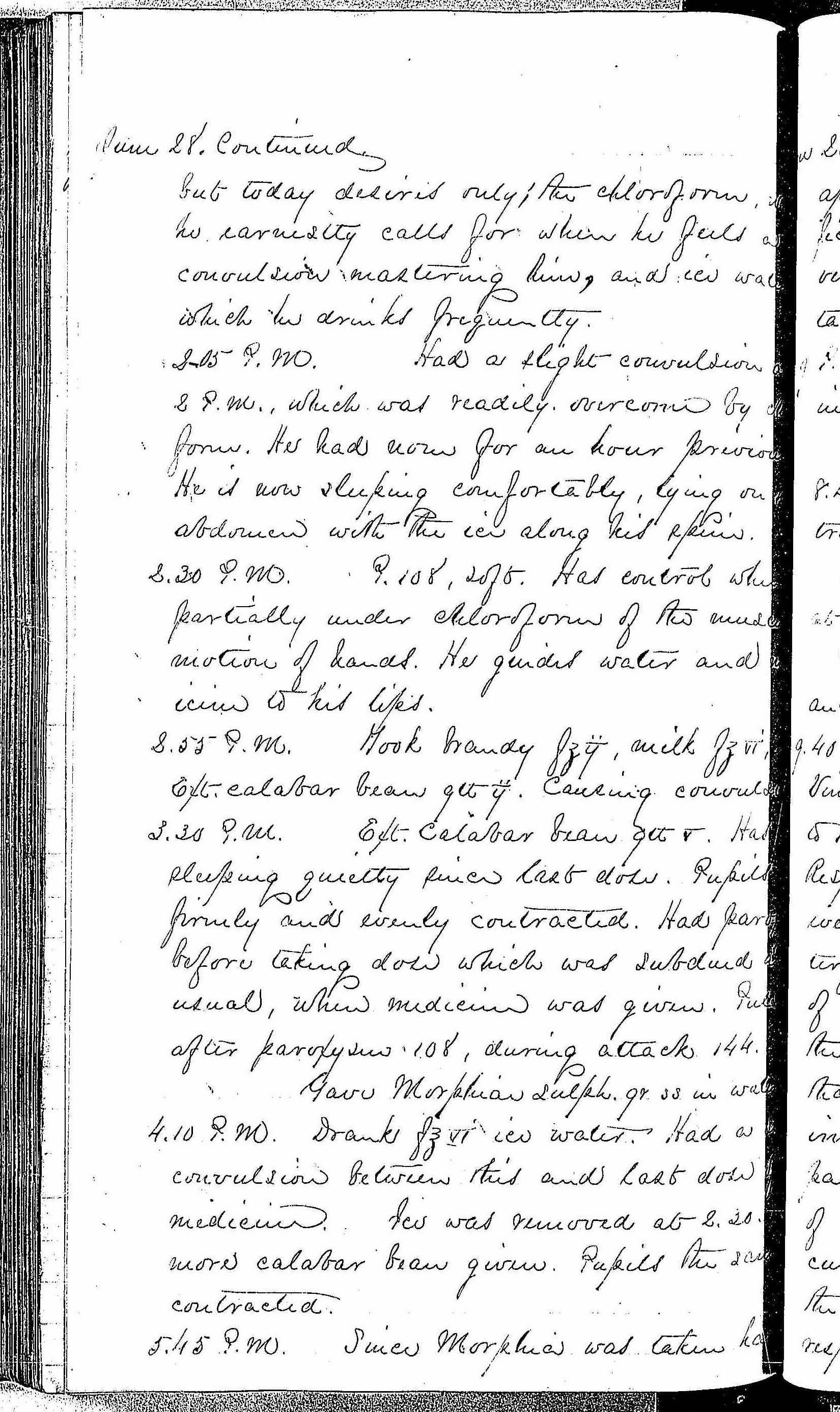 Entry for William H. Brown (page 6 of 9) in the log Hospital Tickets and Case Papers - Naval Hospital - Washington, D.C. - 1868-69