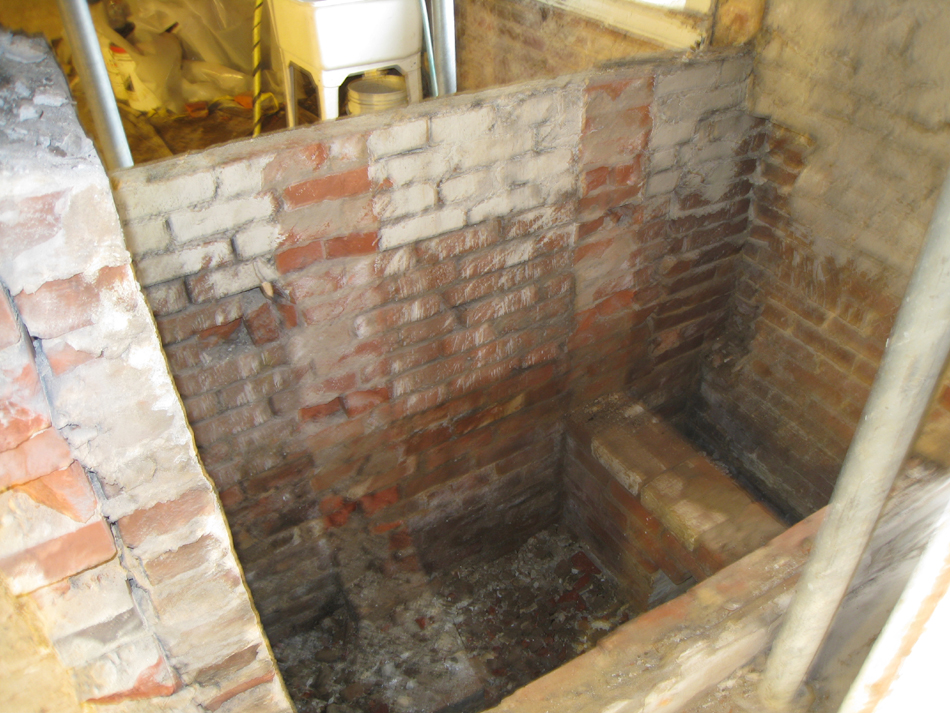 Basement - Underpinnings Directly South of East Door - August 3, 2010