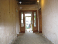 First Floor -- Hallway Looking Out South Doors - September 8, 2010