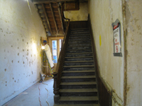 First Floor - Staircase Looking North Toward North Door - September 8, 2010