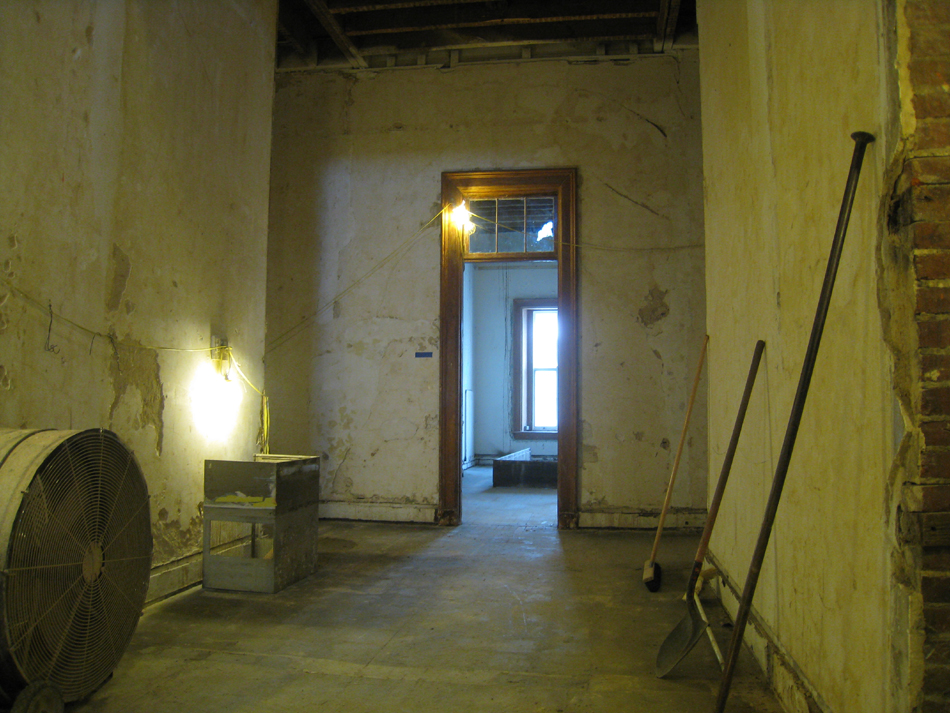 Second Floor - Looking East in the Corridor - September 8, 2010