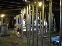 Third Floor - East Room Framing In - September 17, 2010