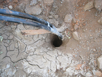 Geothermal/HVAC--Pipe sunk into well - September 22, 2010