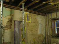 Ground Floor (Basement) - Plumbing in south central room - September 22, 2010