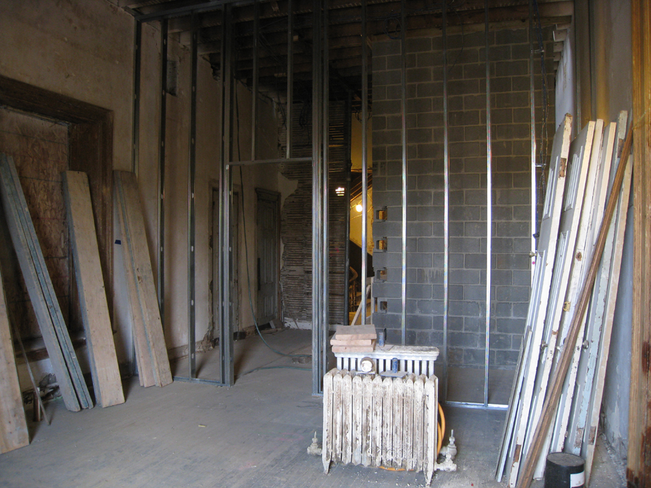 Second Floor--North west corner room with elevator shaft
