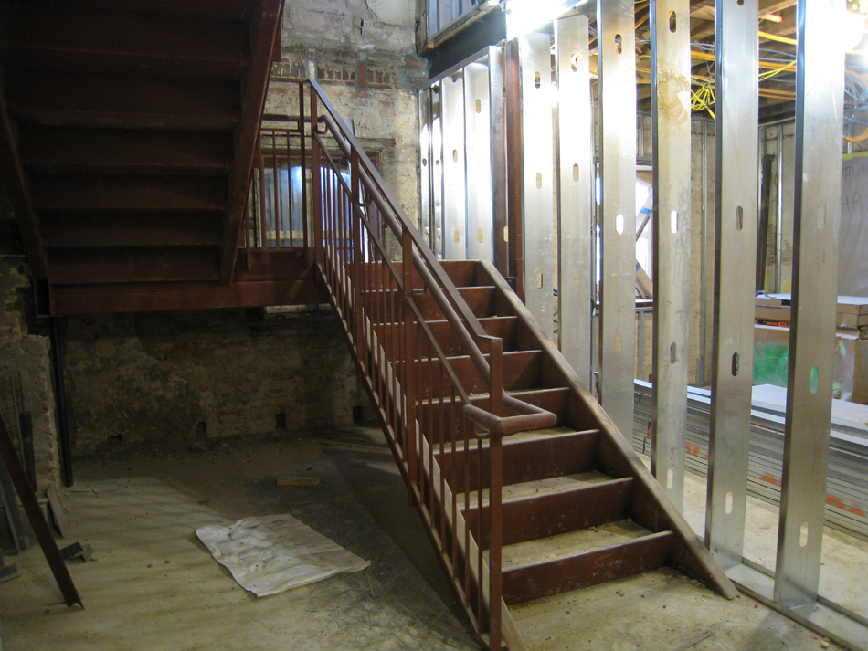 Ground Floor--West stairway