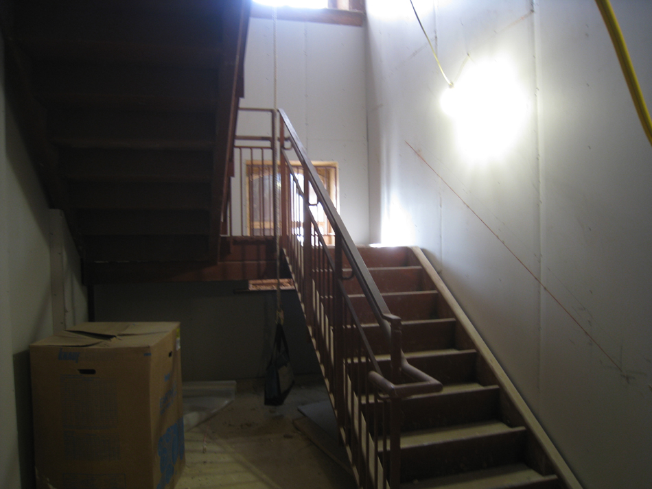 Ground Floor--West Stairwell - December 28, 2010