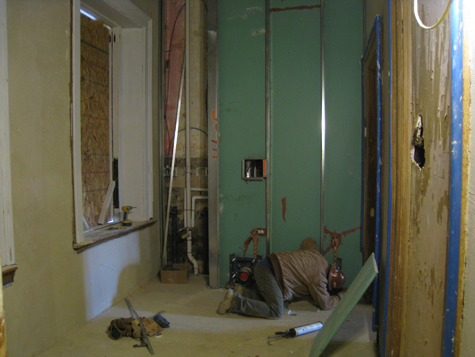 First Floor--Bathroom just east of north door - December 28, 2010