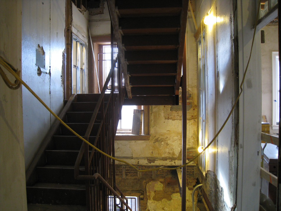 First Floor--East stair - December 28, 2010