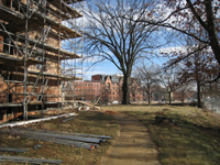 Grounds--Looking east from south entrance - December 28, 2010