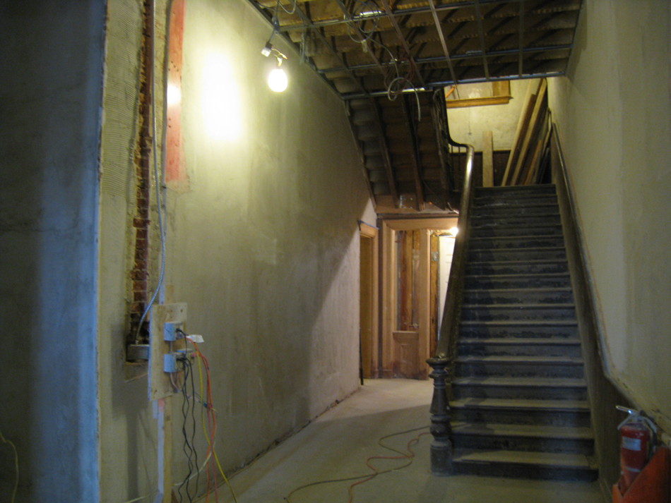 First Floor--Looking north in central corridor - January 7, 2011