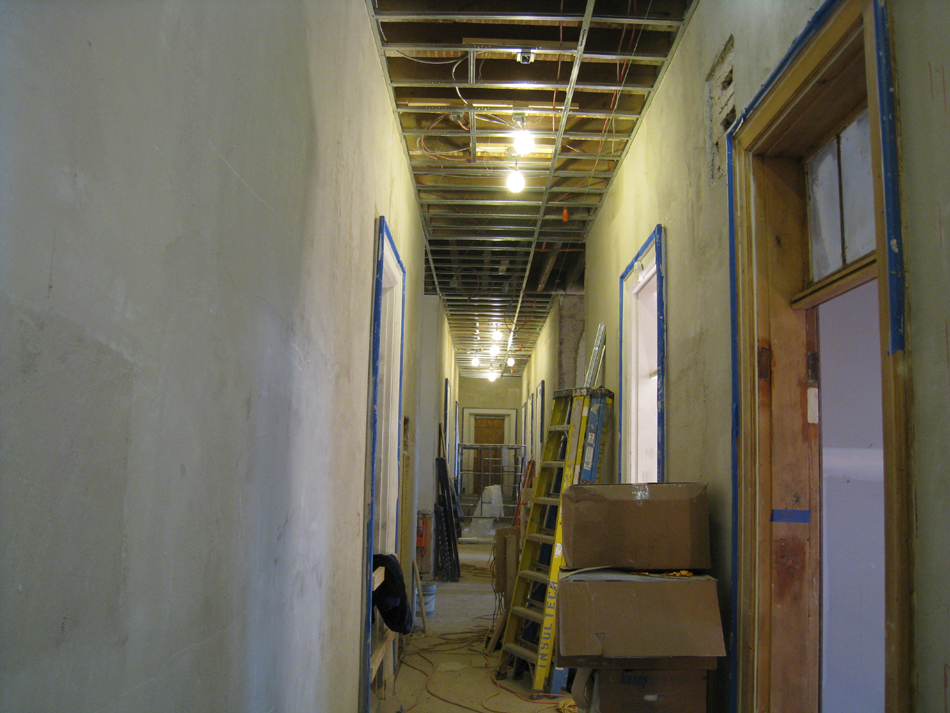 First Floor--Looking east from west side of corridor - January 20, 2011