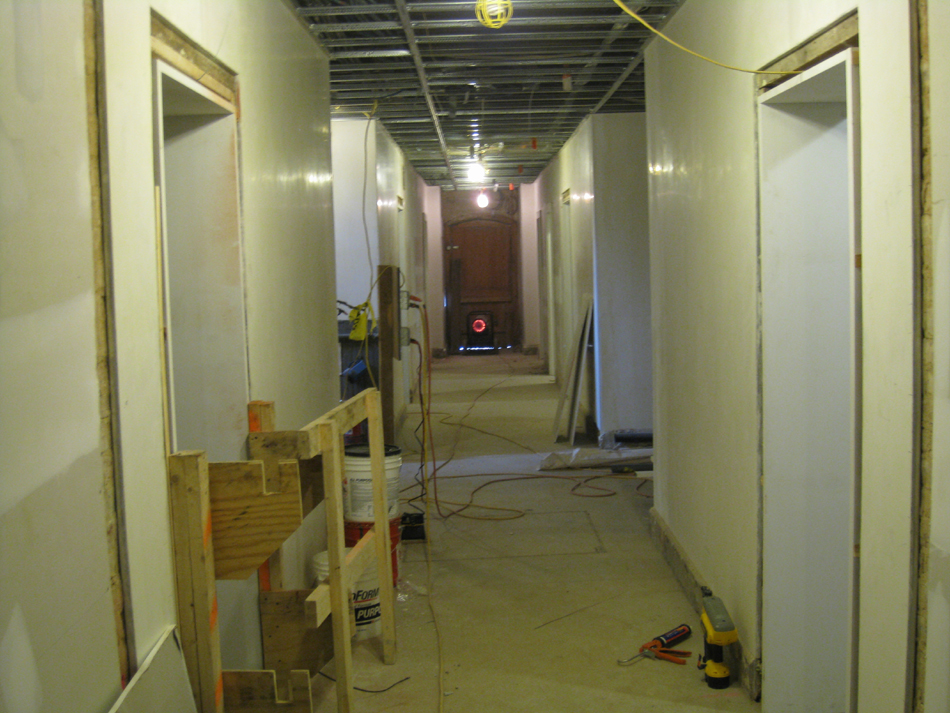 Ground Floor--Corridor looking east - March 14, 2011