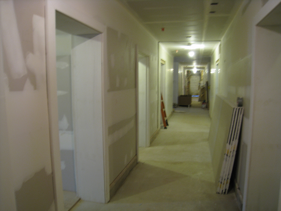 Ground Floor--East corridor looking west - March 19, 2011