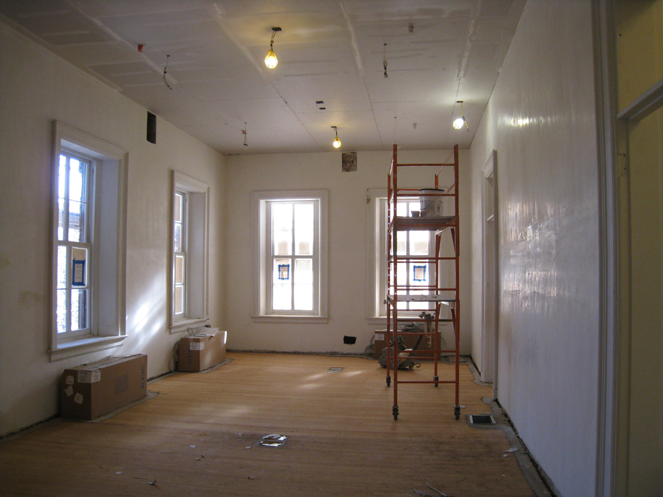 First Floor--Northeast corner room - March 19, 2011