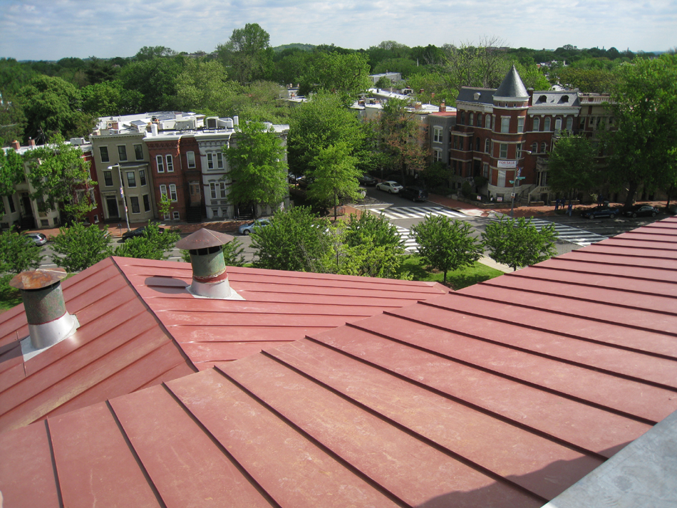 Roof--Looking north from Widow's Walk - April 29, 2011