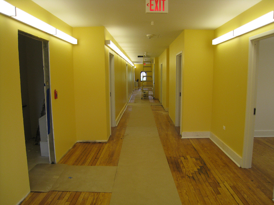 Third Floor--View of corridor from east looking west - June 2, 2011