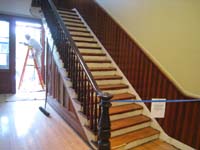 First Floor--Main staircase newly refinished - June 17, 2011